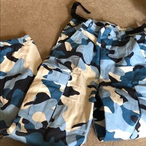 Camo cargo pants from Fashion Nova